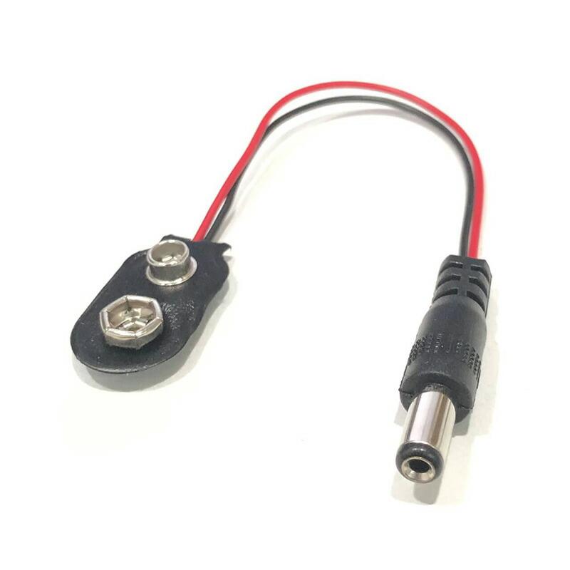5セット】バッテリースナップ 9V電池用 DC9V 006P スナップケーブル DC