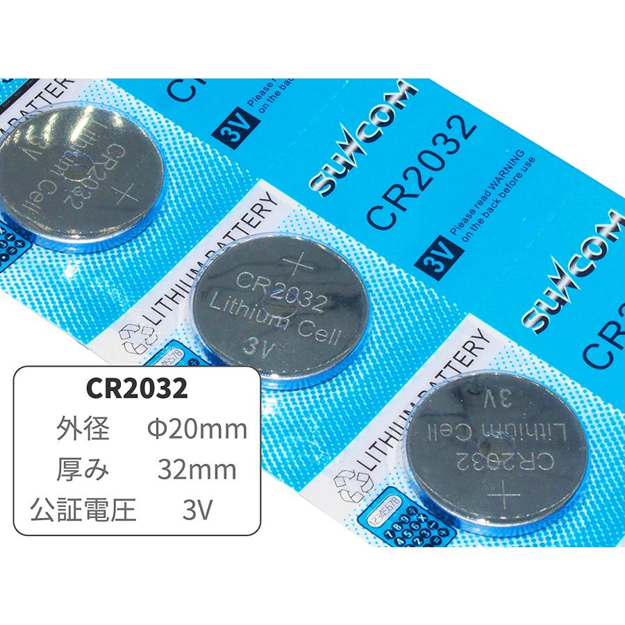 【25個(5シート)】リチウムコイン ×25個 CR2032 3V ボタン電池5個入×5シート リチウム電池 コイン電池 |  | 03