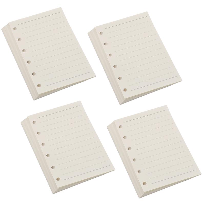 【未使用・美品】平成レトロ ミニ6穴 システム手帳 リフィル メモ帳 10点 4冊セット 180枚】 手帳リフィル ミニ6穴 横罫 A7 6穴 システム手帳