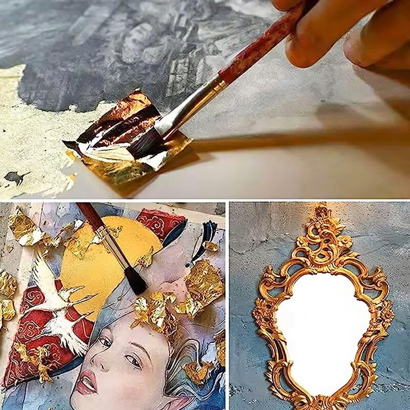 金箔 フェイク 9cm×9cm 100枚入り 模造金箔 ゴールド シート アート