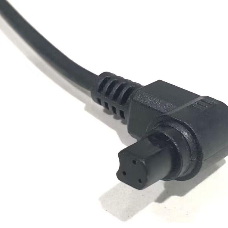 キャノン互換 シンクロケーブル 2.5mm-C3 カールコード ケーブル長 約