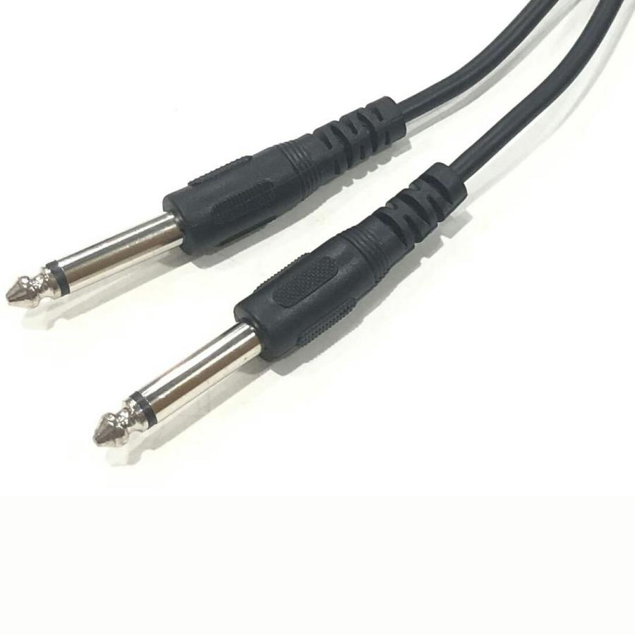 断線しにくい【3m】ギターシールドケーブル プラグ ベース シールド