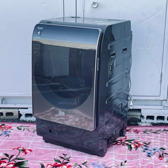 送料無料!! シャープ ドラム式電気洗濯乾燥機 ES-X11A-TL 2023年製 