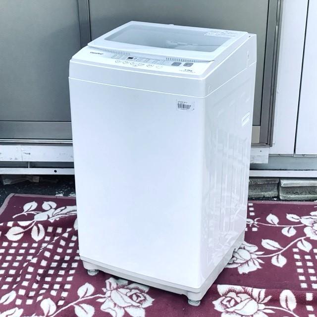 美品】全自動洗濯機 6.0kg ホワイト