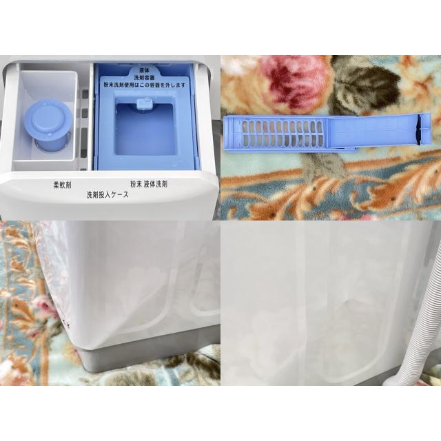 送料無料 全自動洗濯機 【中古】動作保証 YAMAZEN 山善 YWM-60 6.0kg 