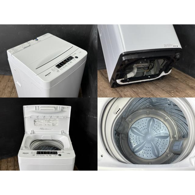 送料無料 全自動電気洗濯機 【中古】Hisense ハイセンス HW-K55E 2024