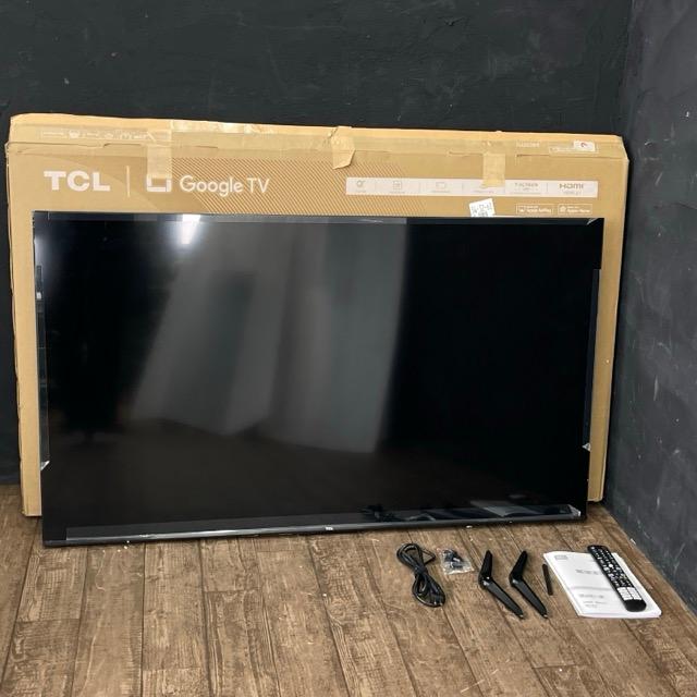 TCL 55V型 4K 液晶テレビ Google TV 55V6B 2024年製 4Kスマート液晶テレビ 【中古】美品 動作保証 TCL 55V6B 4Kチューナー