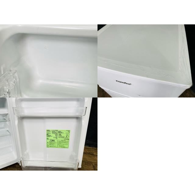 送料無料 コンフィー ノンフロン冷凍冷蔵庫 【中古】comfee RCT90WH/E 