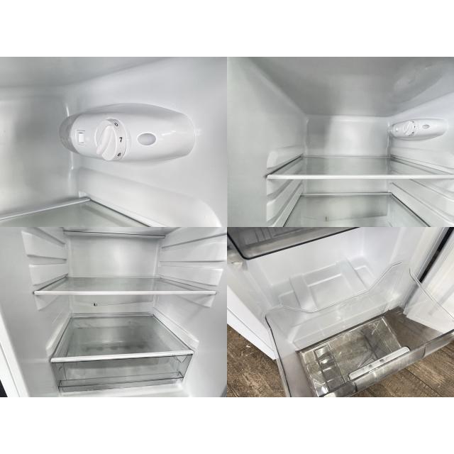 送料無料 TCL 冷凍冷蔵庫 CRB126AW 126L 幅45.5cm スリム 強化ガラス棚