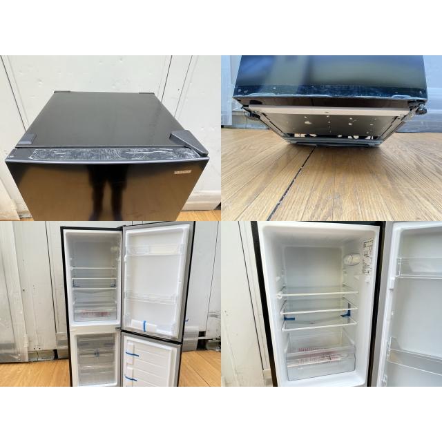 送料無料 冷凍冷蔵庫【中古】 動作保証 YAMAZEN ZFR-D150(B) 150L 2025