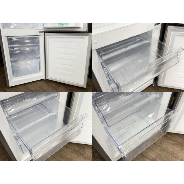 送料無料 ノンフロン冷凍冷蔵庫 【中古】動作保証 Hisense ハイセンス 