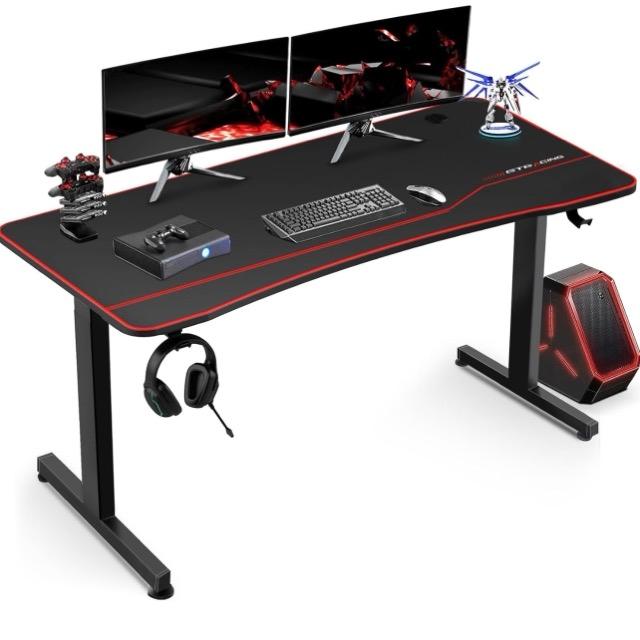 ゲーミングデスク 美品【中古】GTRACING GTレーシング JP-T02-140JYB 