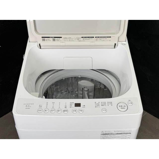 送料無料 シャープ 全自動洗濯機 【中古】動作保証 SHARP ES-GV8J-N