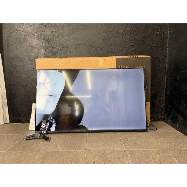 山善 スマートテレビ【中古】動作保証 Qriom QRH-50TL4K 50V型 チューナー非搭載 ネット動画 GoogleTV 2025年製 025027/23529_1
