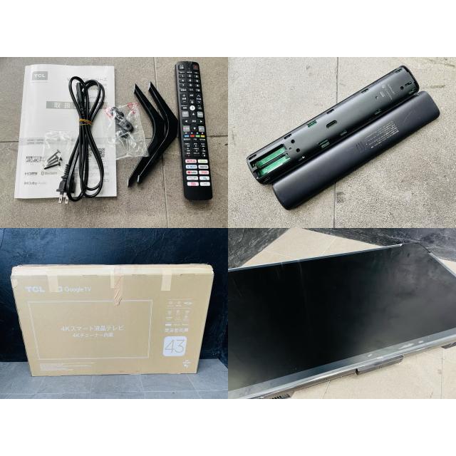 カク　TCL 43インチ 液晶テレビ 本体　難あり 難あり TCL 43インチ 液晶テレビ 【中古】43V6C 2025年製 ネット動画