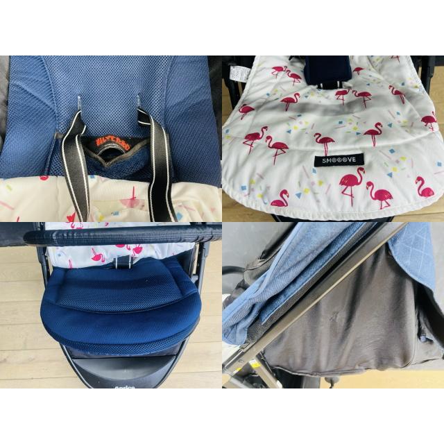 3輪ベビーカー【中古】Aprica アップリカ 6BN199BDMJ 92747 SMOOVE 