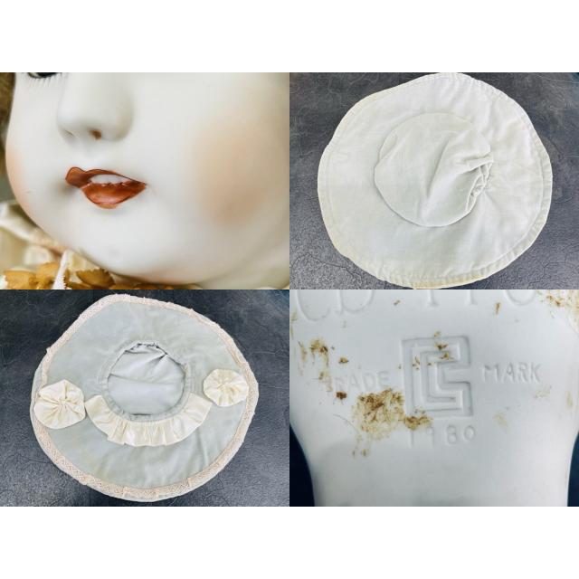 TRADE MARK 1980 collectorsdoll CD-110 BEBE JUMEAU ビスクドール 約