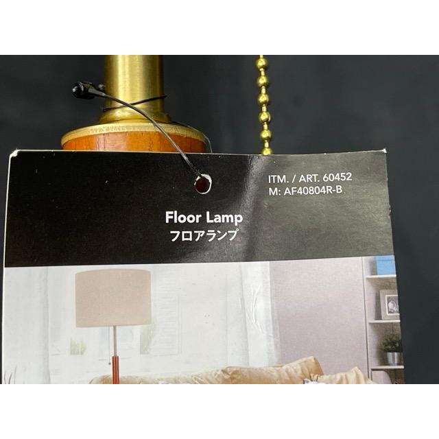 LED フロアランプ 【展示品】動作保証 ADESSO 北欧風 ウォールナット材