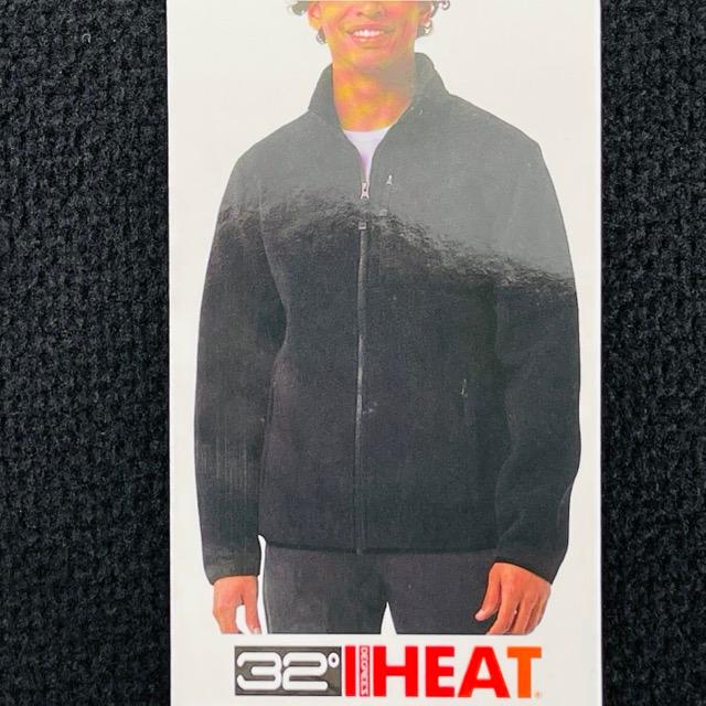 ぴ*つ様 【XL】19SO 裏フリース ジャケット ブラック 黒 新品 32 Degrees HEAT メンズ 裏フリースジャケット Mサイズ ブラック