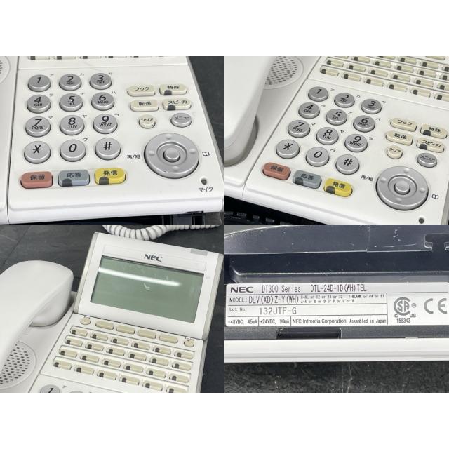 NEC DT300 series DTL-24D-1D DLV(XD)Z-Y 【中古】 ビジネスフォン 5台