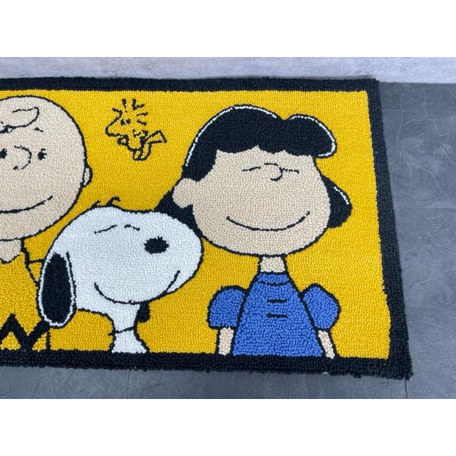 未使用 アクセントラグ カーペット ピーナッツ スヌーピー 57cm×96cm
