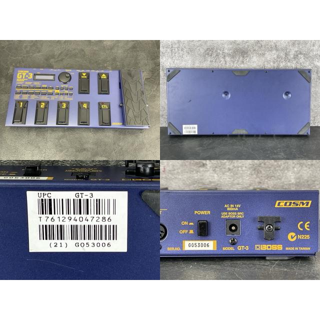 ギター用 マルチエフェクター 【中古】動作保証 BOSS ボス GT-3 エレキ