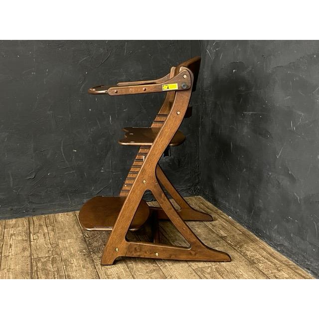 子供椅子【中古】大和屋 すくすくチェアプラステーブル付 1503 DB 