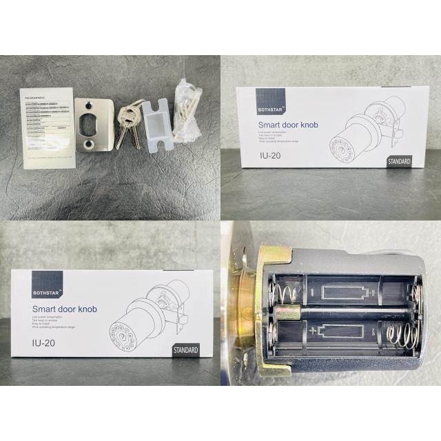 スマートドアノブ【未使用】iulock IU-20 コードドアロック 電子ドアノブ キーパッドとキー付き オートロック 防水/513518 在 ...