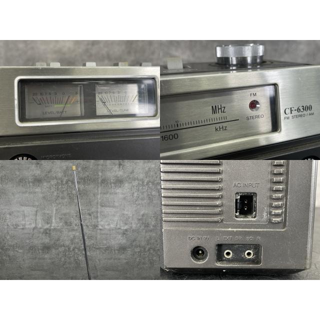 ジャンク扱い】SONY CF-6300 FM/AM 2バンド ステレオラジカセ ジャンク