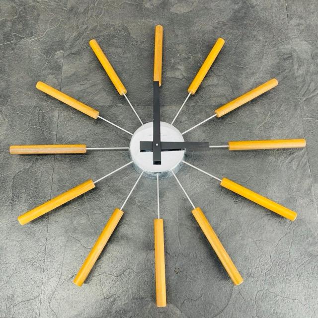 DESIGNED BY ARTWORKSTUDIO 壁掛け時計 【中古】動作保証 直径約51.5cm