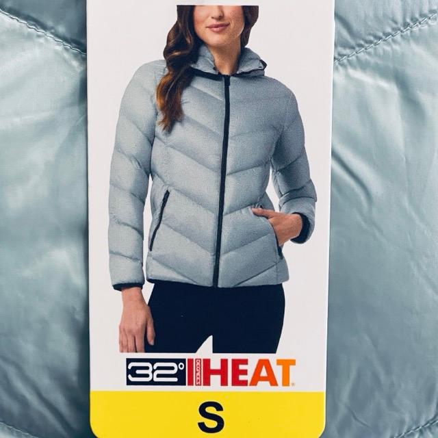 32° HEAT レディース ダウンジャケット ライトダウン グリーン US/M 32 