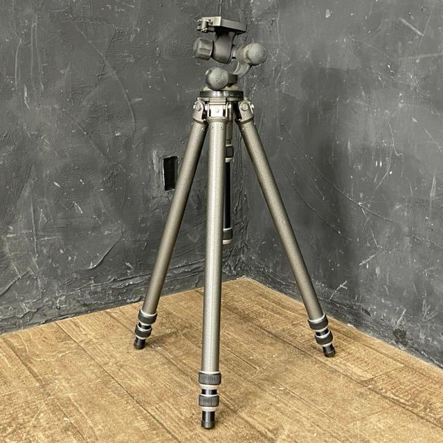 Manfrotto 雲台 【中古】 マンフロット 460Mg イタリア製 三脚 3段 