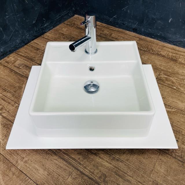 SCARABEO スカラベオ スクエア 手洗器 水栓 KVK LFM612MI1 【中古