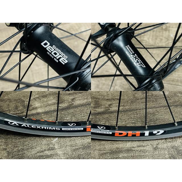 ALEXRIMS DH19 559x18 6061H-T6 自転車用 ホイール 2本セット 【中古