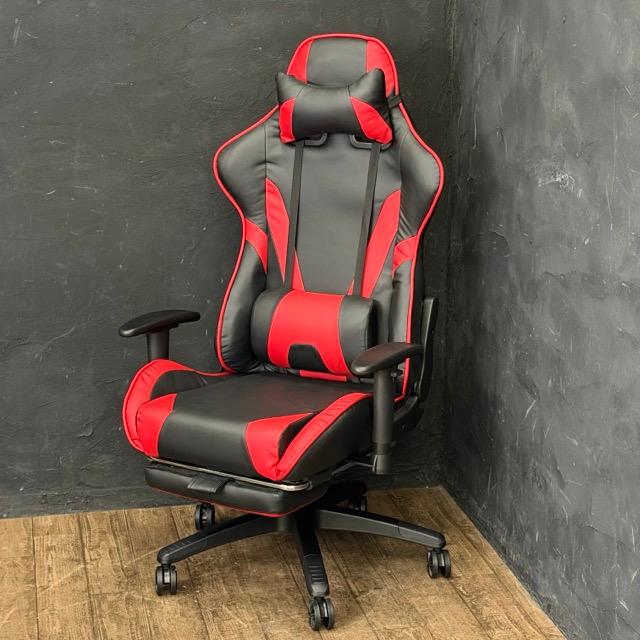 リクライニング ゲーミングチェア 【未使用】CH-187230-RED-GG レッド 