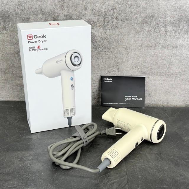 展示品 動作保証 Geek GKE1001WH SGD-4121N 大風量BLDCモーター ヘア