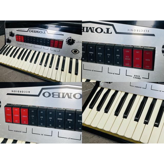 動作確認済み】ACCORDIX TOMBO A-120 電子アコーディオン 希少 TOMBO