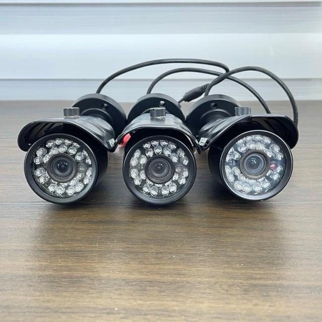 防犯カメラ Kguard CW214H 9台セット 屋外対応 赤外線 監視カメラ 防犯カメラ 3点セット 【中古】KGUARD SECURITY CW214H 監視カメラ