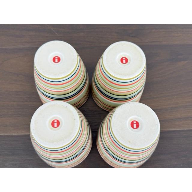 イッタラ オリゴ ストライプ タンブラー 4客セット 【中古】iittala