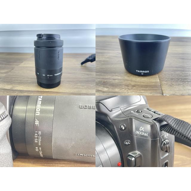 MINOLTA α303si ミノルタ 一眼レンズカメラ TAMRON AF 80-210mm 1:4.5