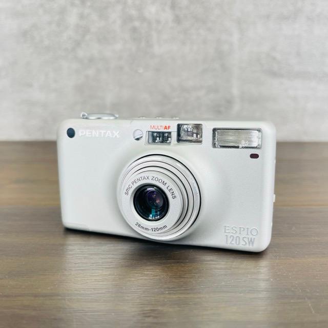 動作確認済　PENTAX ESPIO 120SW シルバー ペンタックス コンパクトフィルムカメラ ESPIO 120SW ペンタックス コンパクトカメラ