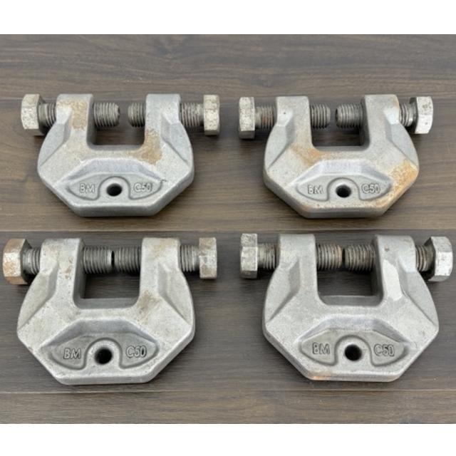 ブルマン C型クランプ 4点セット 【中古】BM C50 鉄人 アイアンマン