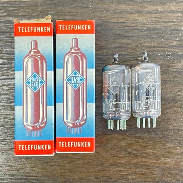 未チェック TELEFUNKEN テレフンケン 真空管 ECC81 2本セット
