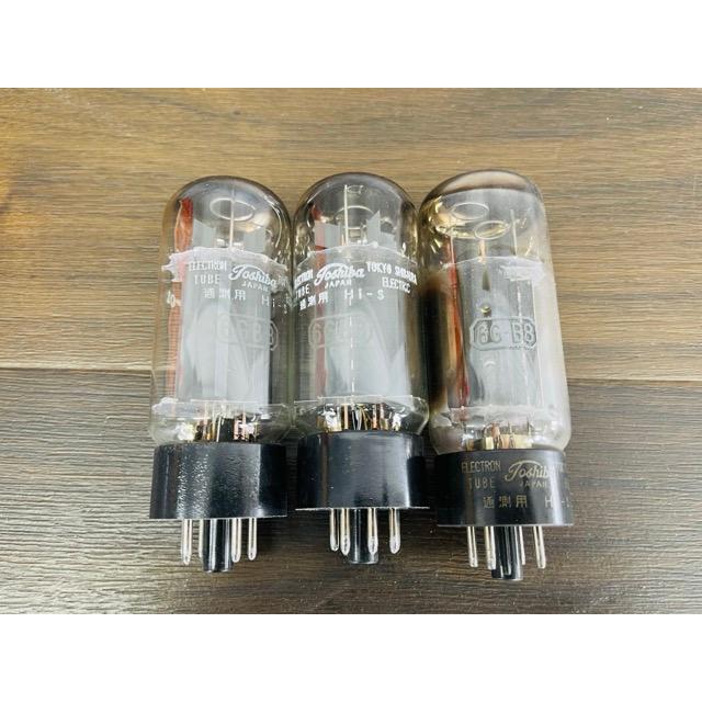 未チェック 東芝 真空管 【中古】TOSHIBA 6GB8 3本セット 通測用 Hi-S