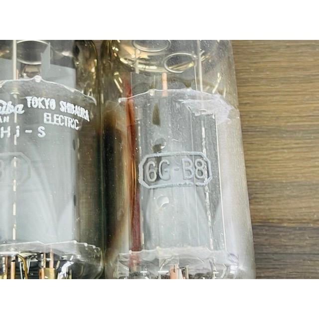 未チェック 東芝 真空管 【中古】TOSHIBA 6GB8 3本セット 通測用 Hi-S
