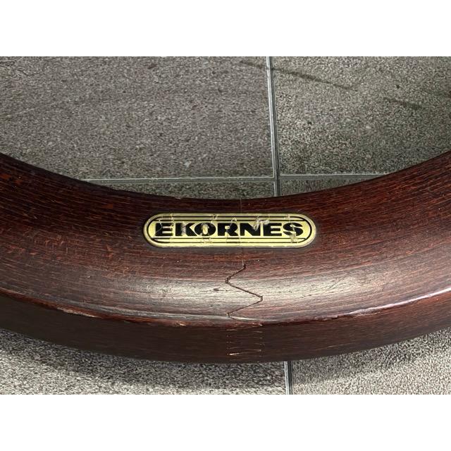 オットマン 【中古】EKORNES 本革 レザー ブラック ノルウェー フット
