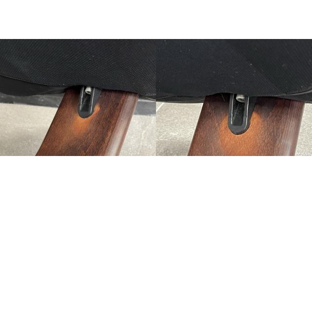 オットマン 【中古】EKORNES 本革 レザー ブラック ノルウェー フット
