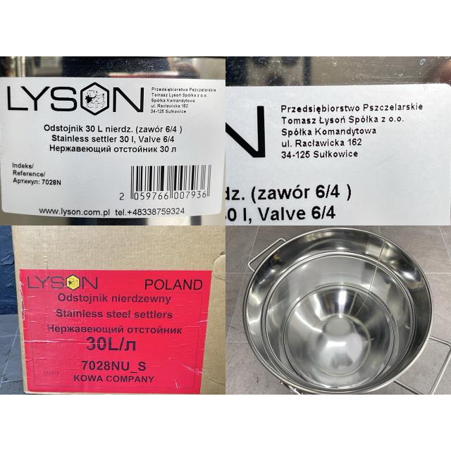 未使用保管品 LYSON レイソン 蜂蜜充填容器 30L ハチミツタンク 7028N