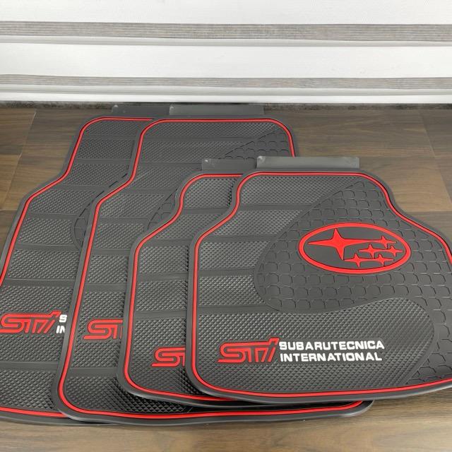 スバル 車用フロアマット 【未使用】SUBARU TECNICA STI 汎用フロア 