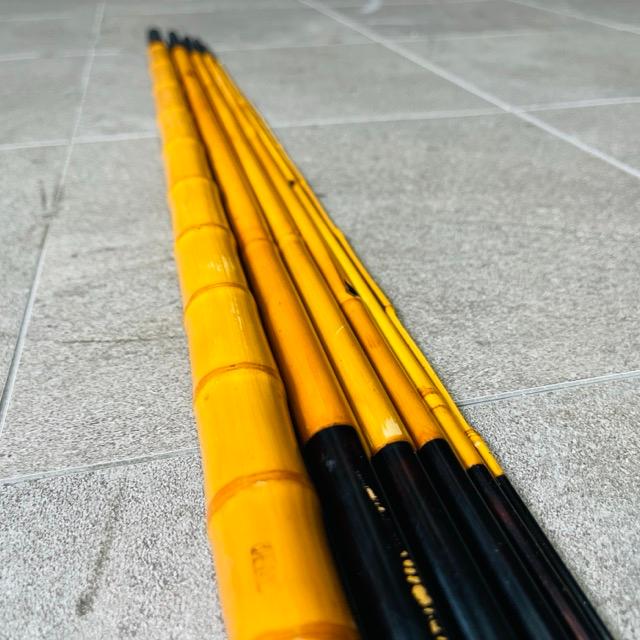 竹竿【中古】竿かづ 長さ約404cm 13.5尺 6本継 和竿 釣竿 釣り竿